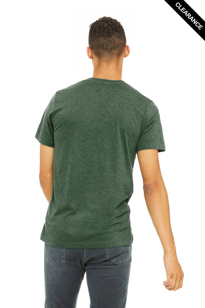 Clearance - Bella+Canvas 3413 Tri-Blend Short Sleeve | Grass Green Triblend