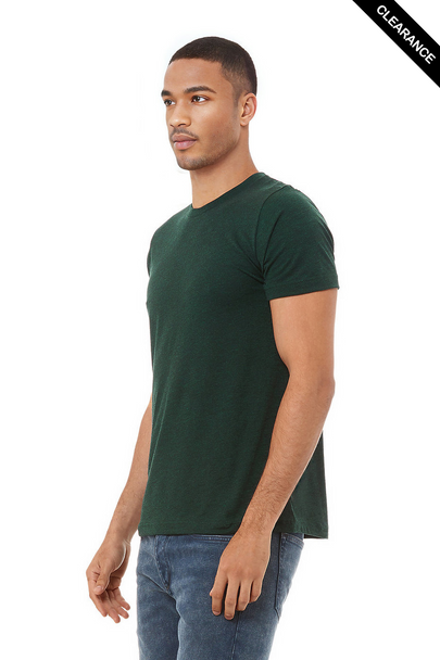 Clearance - Bella+Canvas 3413 Tri-Blend Short Sleeve | Emerald Triblend