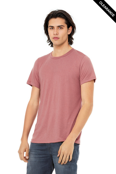 Clearance - Bella+Canvas 3413 Tri-Blend Short Sleeve | Mauve Triblend