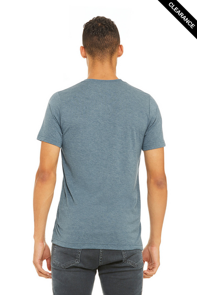 Clearance - Bella+Canvas 3413 Tri-Blend Short Sleeve | Denim Triblend