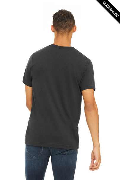 Clearance - Bella+Canvas 3413 Tri-Blend Short Sleeve | Dark Grey Triblend