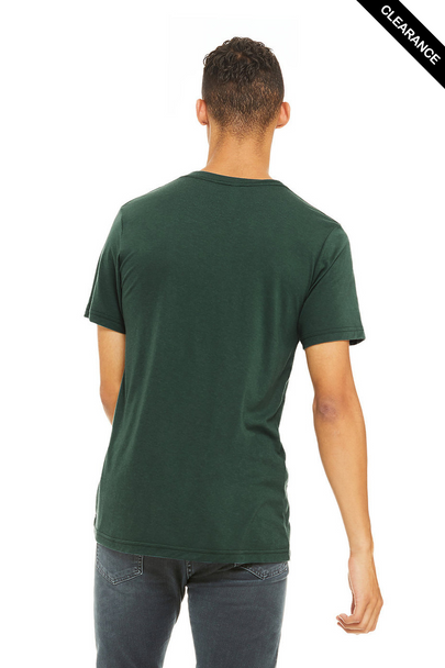 Clearance - Bella+Canvas 3413 Tri-Blend Short Sleeve | Solid Forest Triblend