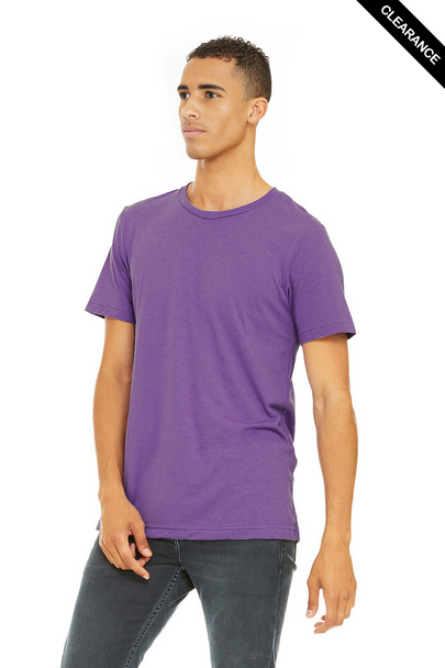Clearance - Bella+Canvas 3413 Tri-Blend Short Sleeve | Purple Triblend