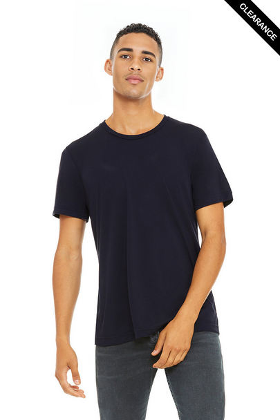 Clearance - Bella+Canvas 3413 Tri-Blend Short Sleeve | Solid Navy Triblend