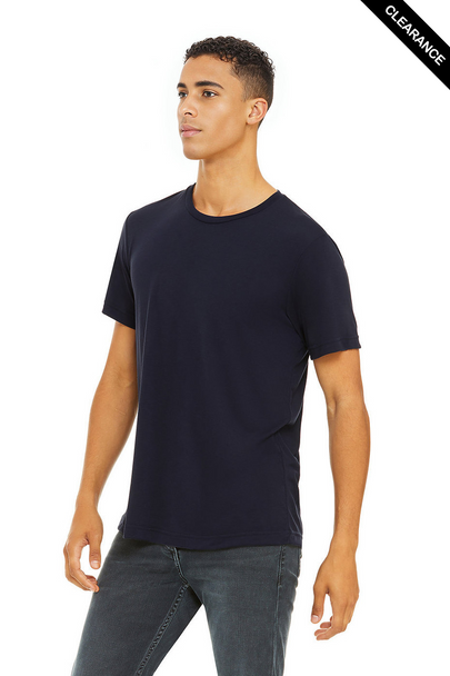 Clearance - Bella+Canvas 3413 Tri-Blend Short Sleeve | Solid Navy Triblend