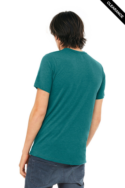 Clearance - Bella+Canvas 3413 Tri-Blend Short Sleeve | Teal Triblend