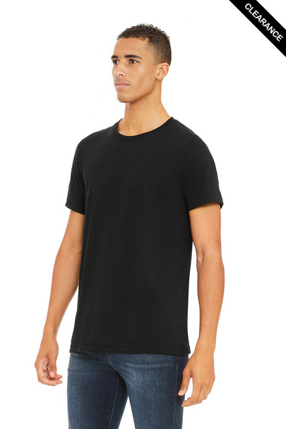 Clearance - Bella+Canvas 3413 Tri-Blend Short Sleeve | Solid Dark Grey Triblend