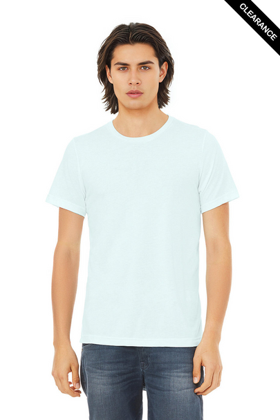 Clearance - Bella+Canvas 3413 Tri-Blend Short Sleeve | Ice Blue Triblend