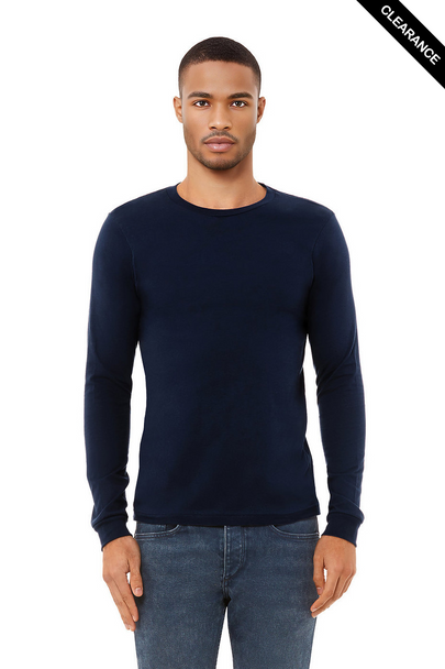 Clearance - B3501 Bella+Canvas Long-sleeve Jersey Tee | Navy