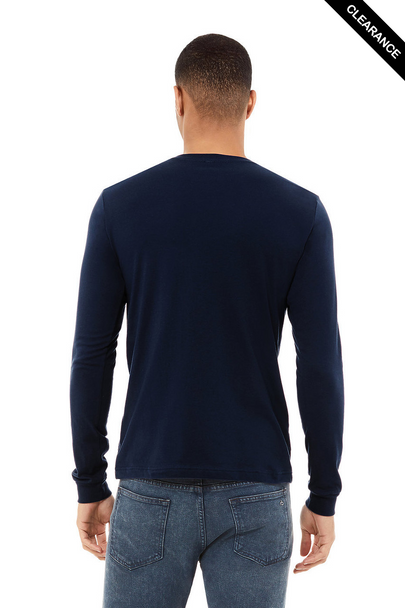 Clearance - B3501 Bella+Canvas Long-sleeve Jersey Tee | Navy