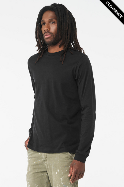 Clearance - B3501 Bella+Canvas Long-sleeve Jersey Tee | Dark Grey