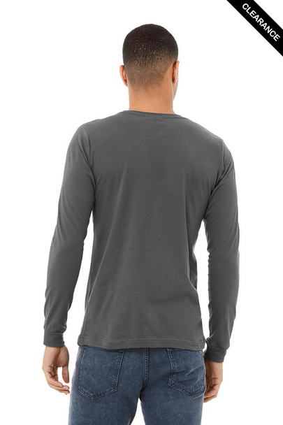 Clearance - B3501 Bella+Canvas Long-sleeve Jersey Tee | Asphalt