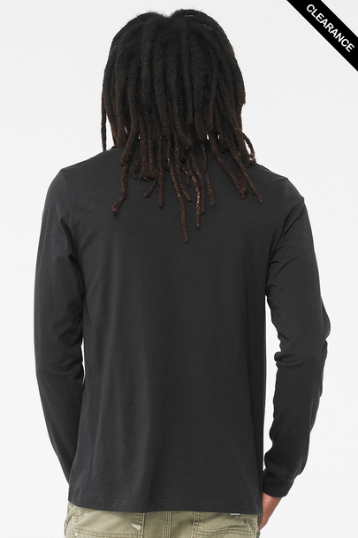 Clearance - B3501 Bella+Canvas Long-sleeve Jersey Tee | Dark Grey