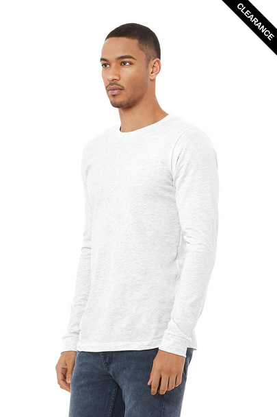 Clearance - B3501 Bella+Canvas Long-sleeve Jersey Tee | Ash