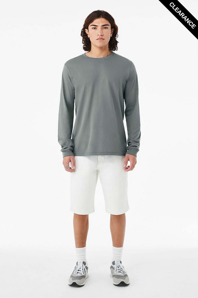 Clearance - B3501 Bella+Canvas Long-sleeve Jersey Tee | Blue Storm