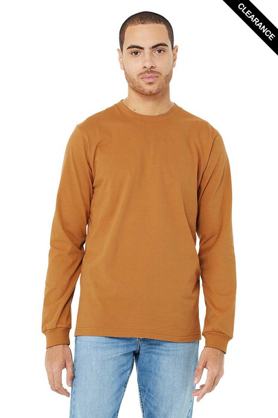 Clearance - B3501 Bella+Canvas Long-sleeve Jersey Tee | Toast