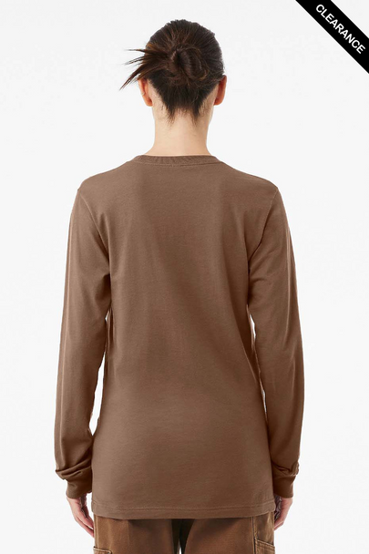 Clearance - B3501 Bella+Canvas Long-sleeve Jersey Tee | Vintage Brown