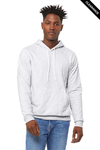 Clearance - Bella+Canvas 3719 Unisex Sponge Fleece Pullover Hoodie | Ash