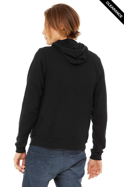 Clearance - Bella+Canvas 3719 Unisex Sponge Fleece Pullover Hoodie | Black