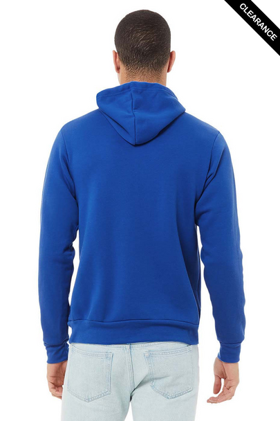 Clearance - Bella+Canvas 3719 Unisex Sponge Fleece Pullover Hoodie | True Royal
