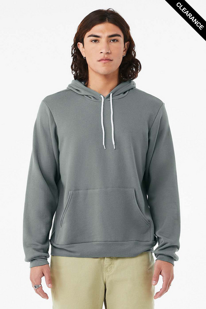 Clearance - Bella+Canvas 3719 Unisex Sponge Fleece Pullover Hoodie | Blue Storm