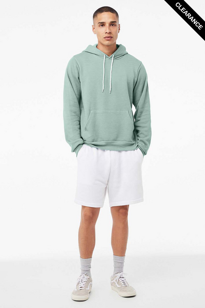 Clearance - Bella+Canvas 3719 Unisex Sponge Fleece Pullover Hoodie | Dusty Blue