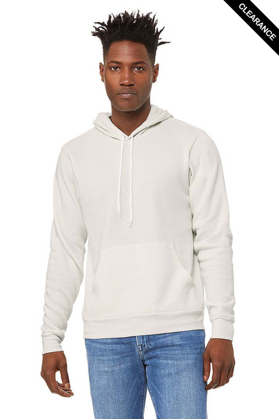 Clearance - Bella+Canvas 3719 Unisex Sponge Fleece Pullover Hoodie | Vintage White