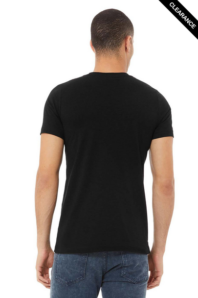 Clearance - Bella+Canvas 3001CVC Jersey Short Sleeve Tee | Black Heather