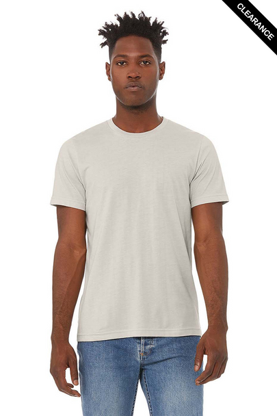 Clearance - Bella+Canvas 3001CVC Jersey Short Sleeve Tee | Heather Dust
