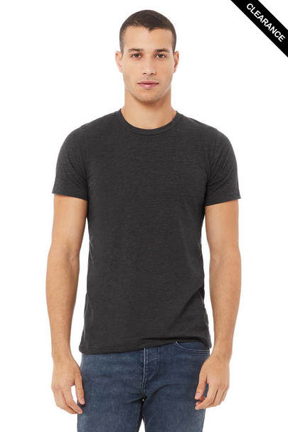 Clearance - Bella+Canvas 3001CVC Jersey Short Sleeve Tee | Dark Grey Heather