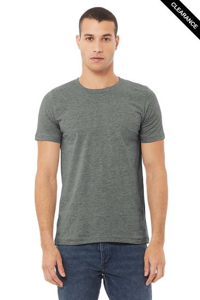 Clearance - Bella+Canvas 3001CVC Jersey Short Sleeve Tee | Deep Heather