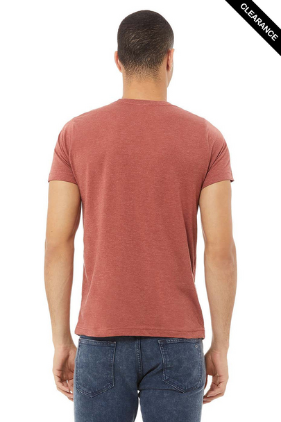 Clearance - Bella+Canvas 3001CVC Jersey Short Sleeve Tee | Heather Clay