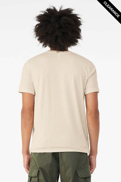 Clearance - Bella+Canvas 3001CVC Jersey Short Sleeve Tee | Heather Oatmeal
