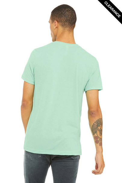 Clearance - Bella+Canvas 3001CVC Jersey Short Sleeve Tee | Heather Mint