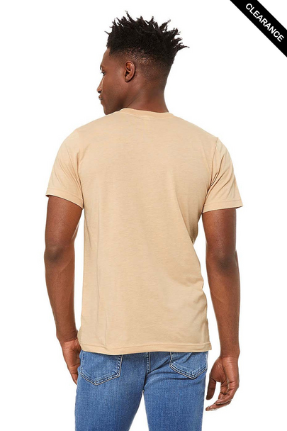 Clearance - Bella+Canvas 3001CVC Jersey Short Sleeve Tee | Heather Sand Dune