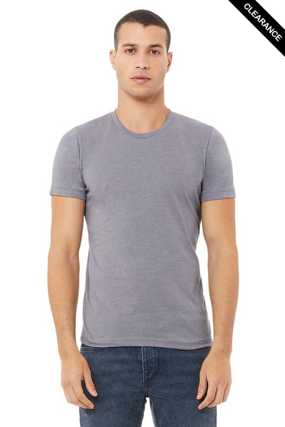 Clearance - Bella+Canvas 3001CVC Jersey Short Sleeve Tee | Heather Storm