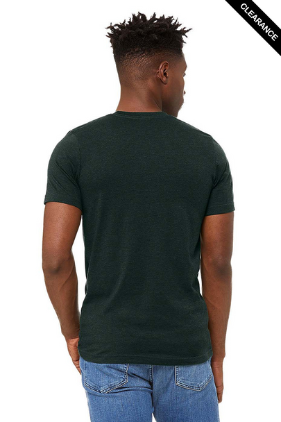 Clearance - Bella+Canvas 3001CVC Jersey Short Sleeve Tee | Heather Emerald