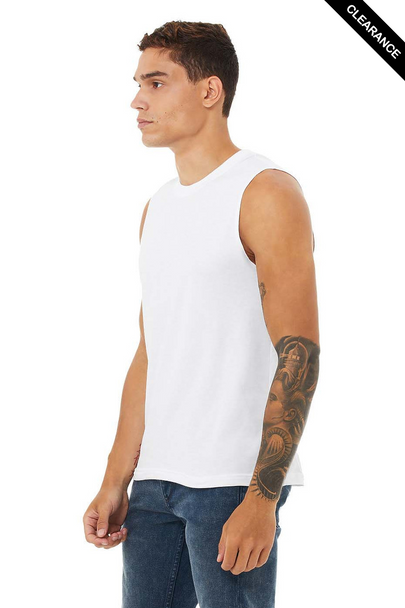 Clearance - Bella+Canvas 3480 Unisex Jersey Tank Top | White