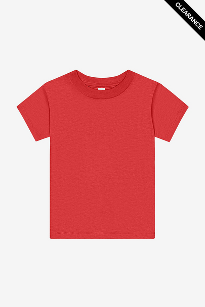 Clearance - Bella+Canvas 3001T Toddler Jersey Tee | Heather Red