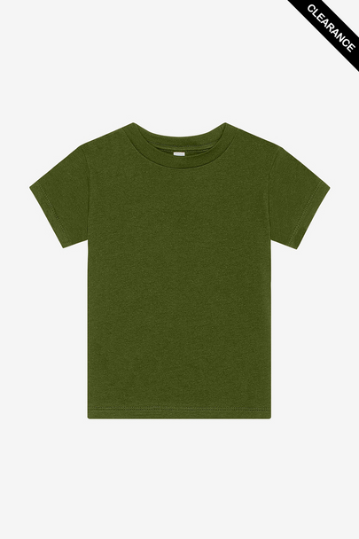 Clearance - Bella+Canvas 3001T Toddler Jersey Tee | Olive