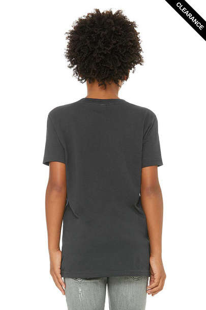 Clearance - Bella+Canvas 3001Y Youth Jersey Short Sleeve Tee | Dark Grey