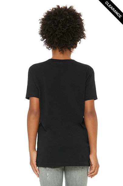 Clearance - Bella+Canvas 3001Y Youth Jersey Short Sleeve Tee | Black