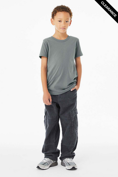 Clearance - Bella+Canvas 3001Y Youth Jersey Short Sleeve Tee | Blue Storm