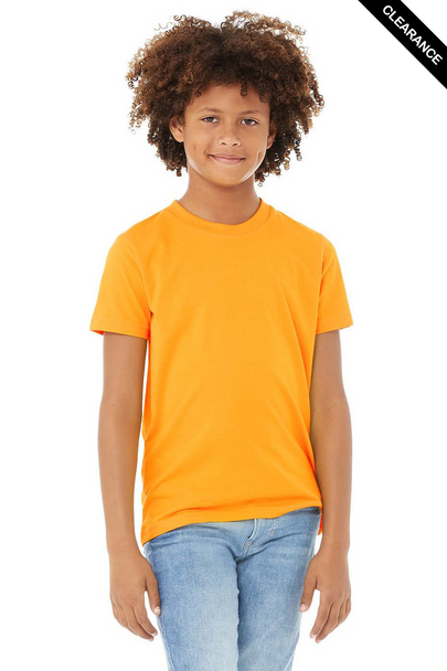 Clearance - Bella+Canvas 3001Y Youth Jersey Short Sleeve Tee | Gold