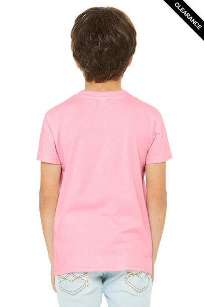 Clearance - Bella+Canvas 3001Y Youth Jersey Short Sleeve Tee | Pink