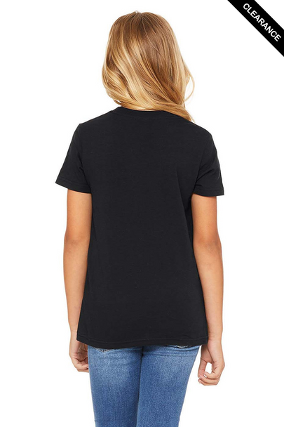 Clearance - Bella+Canvas 3001Y Youth Jersey Short Sleeve Tee | Vintage Black