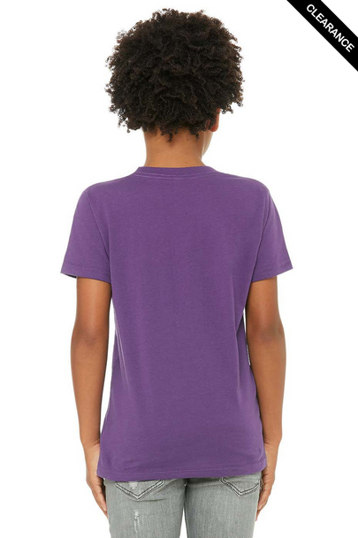 Clearance - Bella+Canvas 3001Y Youth Jersey Short Sleeve Tee | Team Purple