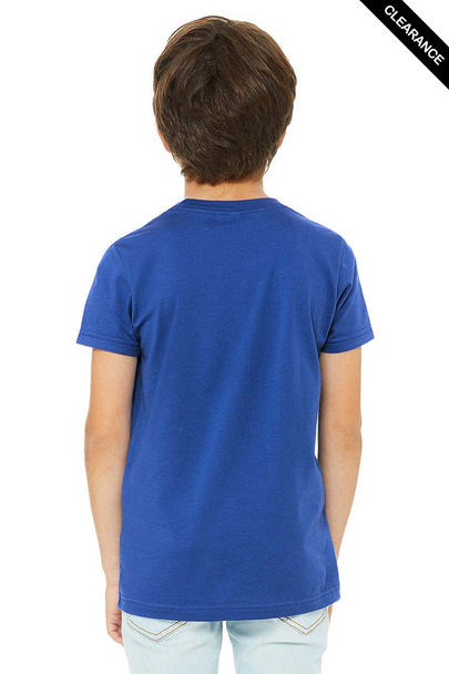 Clearance - Bella+Canvas 3001Y Youth Jersey Short Sleeve Tee | True Royal