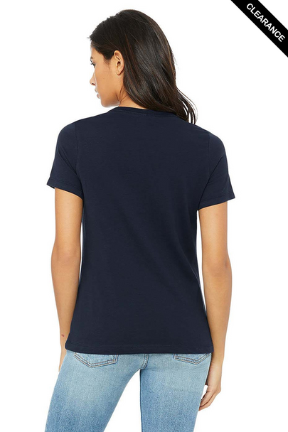 Clearance - Bella+Canvas 6400 Women’s Relaxed Jersey Short Sleeve Tee | Navy