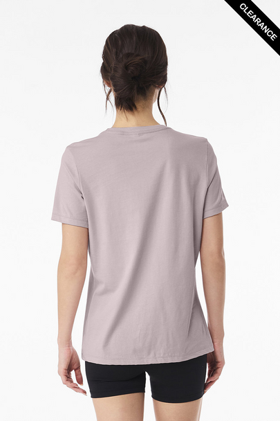 Clearance - Bella+Canvas 6400 Women’s Relaxed Jersey Short Sleeve Tee | Pink Gravel